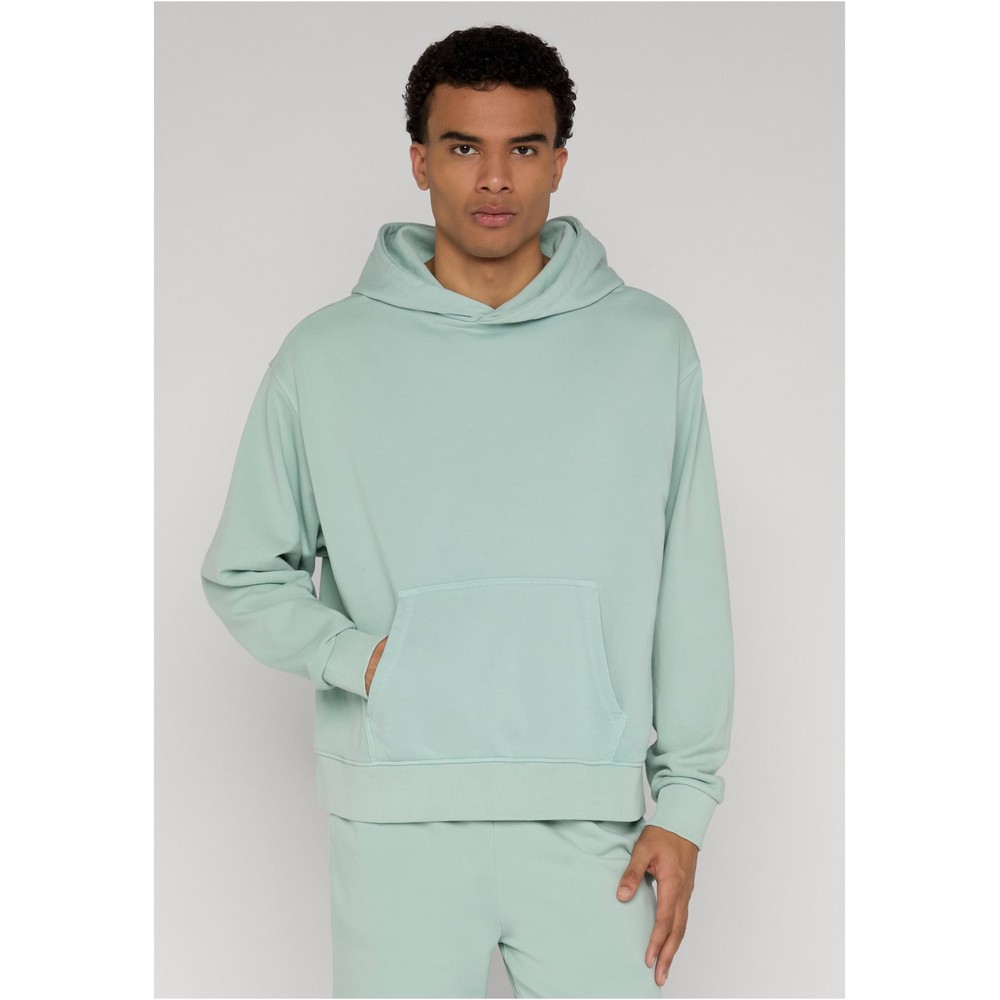Urban Classics - Heavy Washed Boxy Hoodie - Mint green